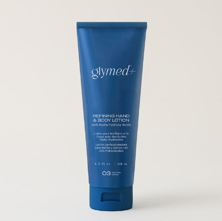 GLYMED+ REFINING HAND AND BODY LOTION WITH ALPHA HYDROXY ACIDS
