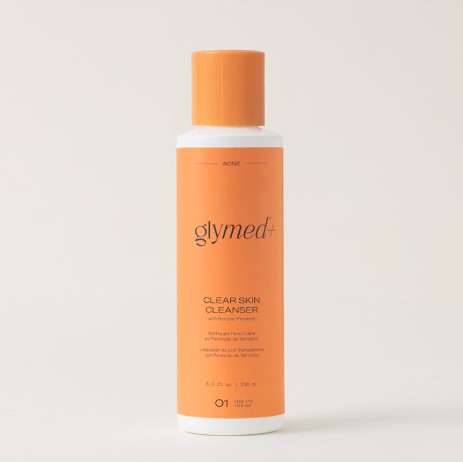 GLYMED+ CLEAR SKIN CLEANSER WITH BENZOL PEROXIDE